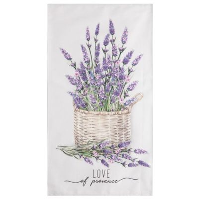 Полотенце "Этель" Lavender 40х73 см, 100% хл, саржа 190 гр/м2