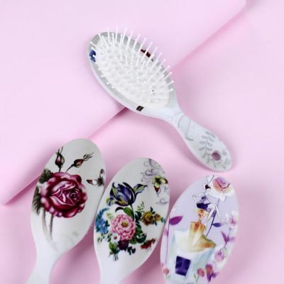 Расчёска массажная, 5,5 × 16 см, рисунок МИКС