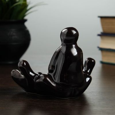 Подставка под мелочи "Две ладони" черная, 11х10х9см