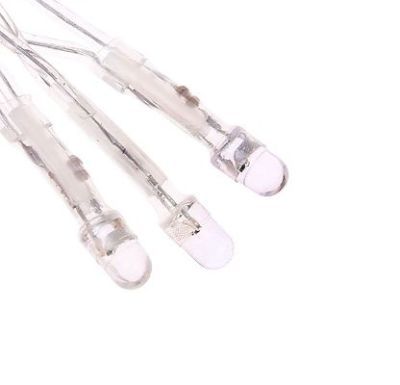 Гирлянда уличная "Метраж" (20 м. нить силикон, моргает)