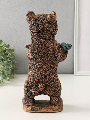 Копилка "Мишка с листом - подставкой для мелочей (34 х 18 см) 