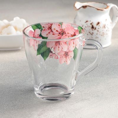 Кружка чайная «Живая природа. Сакура», 250 мл