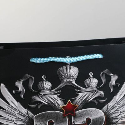 Пакет ламинированный вертикальный «Герб», M 26 × 30 × 9 см