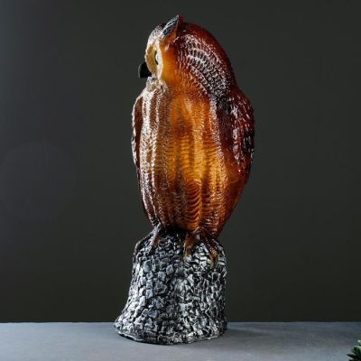 Копилка "Сова на камне огромная" 55см