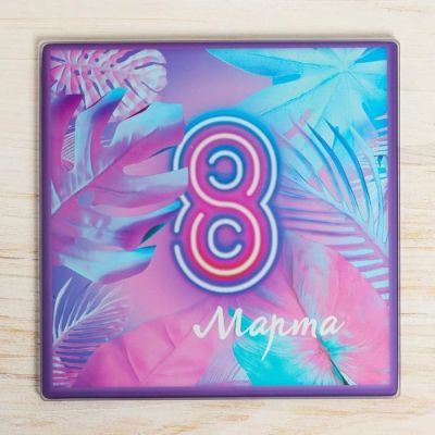 Разделочная доска «8 марта», 20 х 20 см