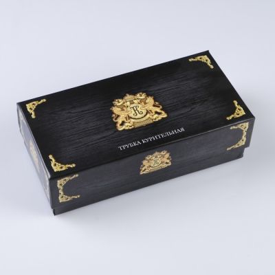 Трубка "Командор" классическая, раструб белый, 15х6х4.5 см