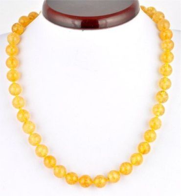 Бусы Цитрин "Классика №10" арт.НЦТ-1(10)-48-1