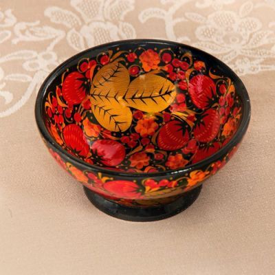 Чашка «Ягодка», полная запись, 13×13×6 см, хохлома