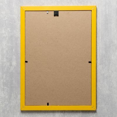 Фоторамка МДФ 21х30 см, №6, ширина 18 мм, толщина 12 мм, желтый