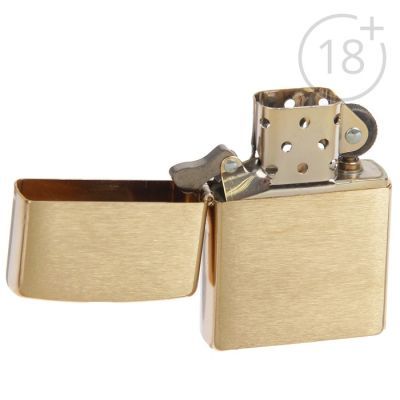 Зажигалка ZIPPO 204B с покрытием Brushed Brass