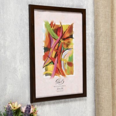 Фоторамка из пластика БУК 187 21х30 14мм/ прямой(24)