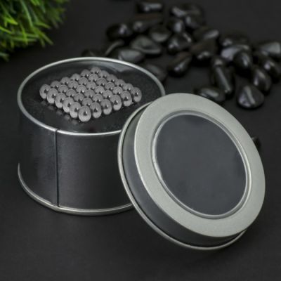 Неокуб черное серебро, 216 шариков d=0,3 см