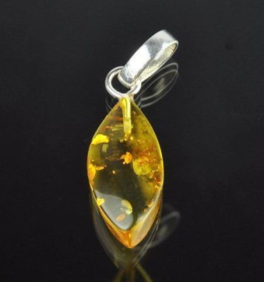 Кулон Янтарь "Золотой дождь" арт.ЯК-584