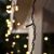 Гирлянда «Бахрома» 3 × 0.6 м, IP44, УМС, тёмная нить, 160 SMD-LED, свечение тёплое белое, 220 В