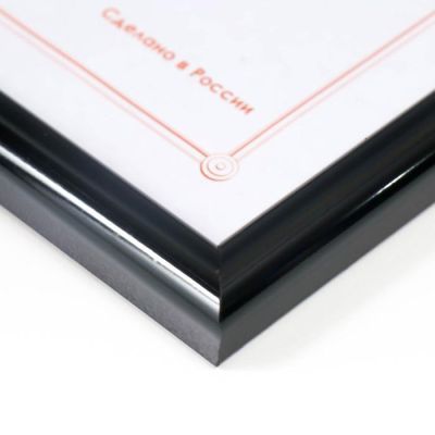 Фоторамка пластик 15х21  черный (189)