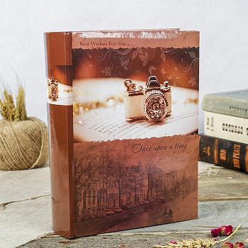 Фотоальбом на 300 фото 10х15 см "Классика" книжный п-т МИКС