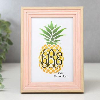 Фоторамка пластик 10х15 см "Лестница, розовая джинса" 19х14 см