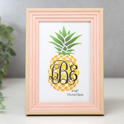 Фоторамка пластик 10х15 см "Лестница, розовая джинса" 19х14 см