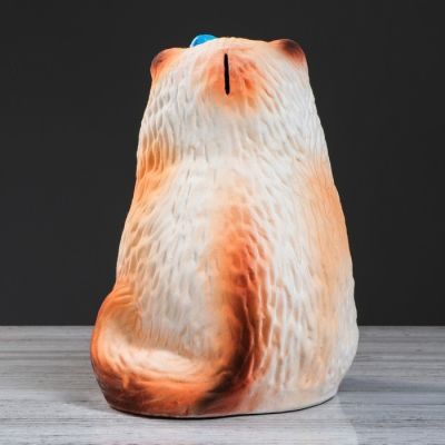 Копилка "Шпиц" флок, микс