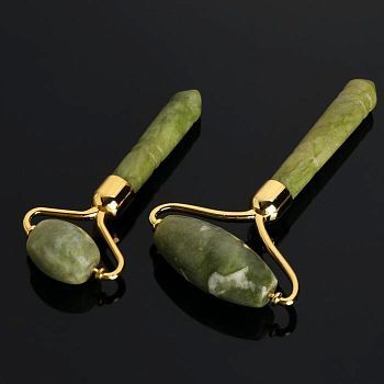 Набор массажеров роллеров из нефрита, 10 x 5 x 2 см