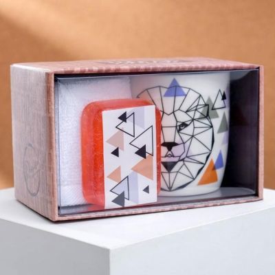 Набор «Отец - глава семьи»: кружка 350 мл, полотенце 30 × 30 см, мыло