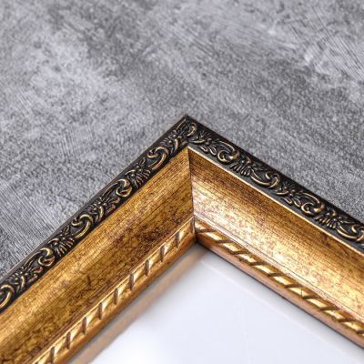 Фоторамка пластик Gallery 40х50 см состаренное золото