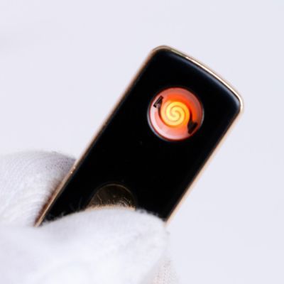 Зажигалка электронная "Девушки в бикини", в подарочной коробке, USB, спираль, 8.4х2 с, микс