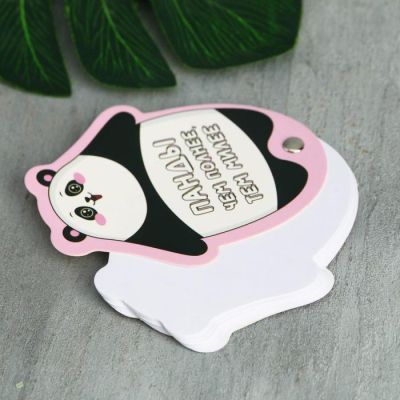 Набор "Панда", бальзам для губ, блокнотик