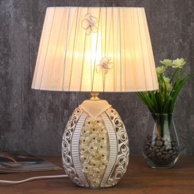 Лампа настольная 7555106TL/1 E14 40Вт белый 19х27х38,5 см