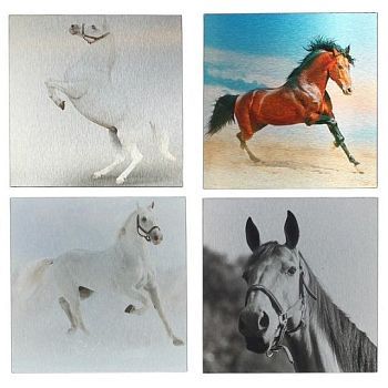 Постер "Лошадь" (гравировка по алюминию) № 154