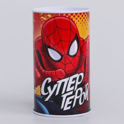Копилка детская "Супер герой", Человек-паук, 6,5 х 12 см
