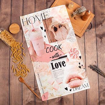 Полотенце "Этель" Home 40х73 см, 100% хл, саржа 190 гр/м2