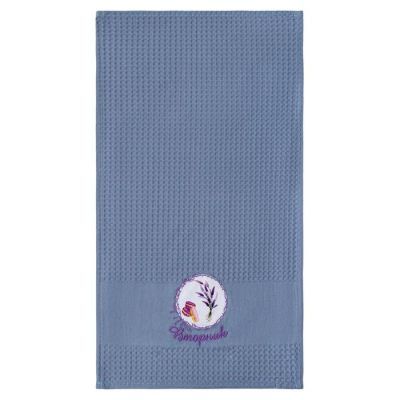 Набор вафельных полотенец Лаванда 33х60 см, 100% хл, 7 шт