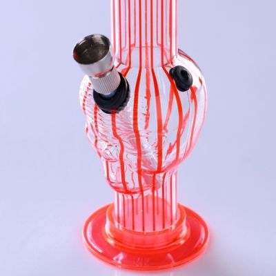 Бонг "Полоски", 2 съемных уровня с трубкой, микс, 35х6.5х6.5 см