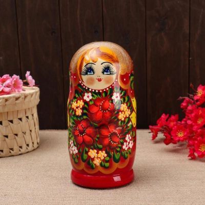 Матрёшка 7-ми кукольная "Лара"  , 23-25см, ручная роспись.