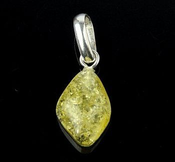 Кулон Янтарь "Золотой дождь" арт.ЯК-070