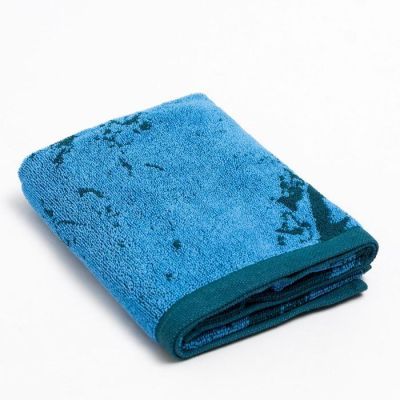 Полотенце именное махровое Этель "Дмитрий" синий, 50х90см, 100% хлопок, 420гр/м2