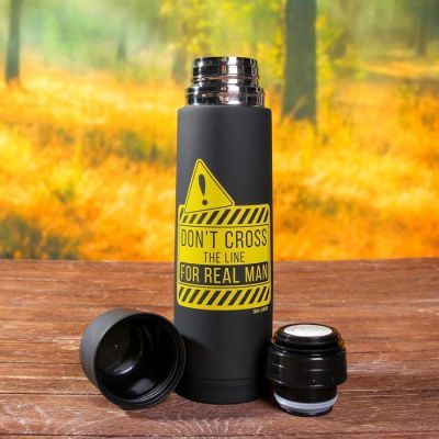 Набор "For real man", термос 500 мл, кружка 2 шт