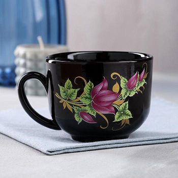 Чашка "Лотос", 450 мл, микс