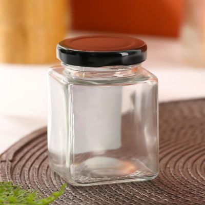 Банка для хранения квадратная "Расцветай", 150 мл