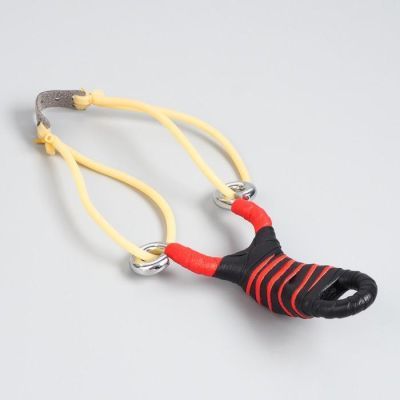 Рогатка металлическая в оплетке, микс