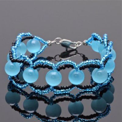 Браслет Кошачий глаз "Сюита" арт.КАП-1371