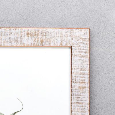 Фоторамка пластик 30х40 см "Беж с золотым обрамлением" 44х34 см