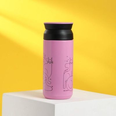 Термос "Коты", 350 мл, сохраняет тепло 4 ч