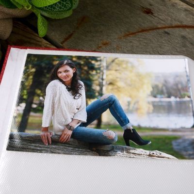 Фотоальбом на 200 фото 10х15 см "Яркие блёстки" МИКС 22,5х17,5х5,5 см