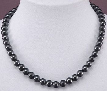 Бусы Гематит "Классика №8" арт.НГМ-1(8)-43-1