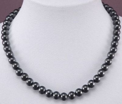 Бусы Гематит "Классика №8" арт.НГМ-1(8)-43-1