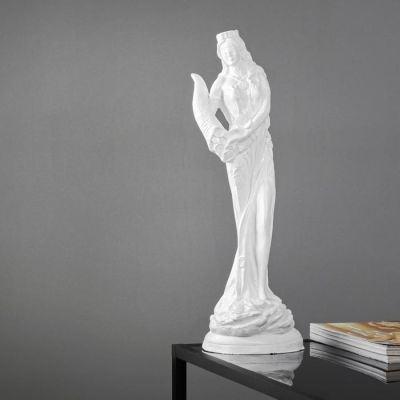 Фигура "Фортуна" белая, 50х15см