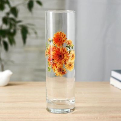 Ваза FLORA "Цветочная поляна"  7,5х26,5см МИКС