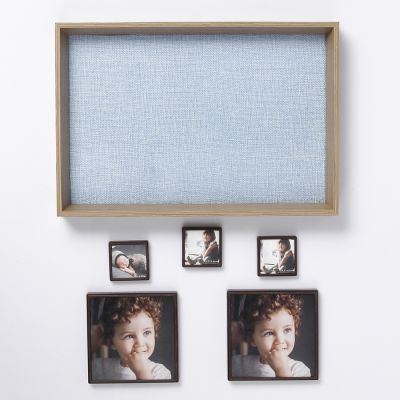 Фоторамка МДФ на 5 фото 4,5х4,5, 10х10 см "Сидней" рамки на магните 21х31,8х4 см